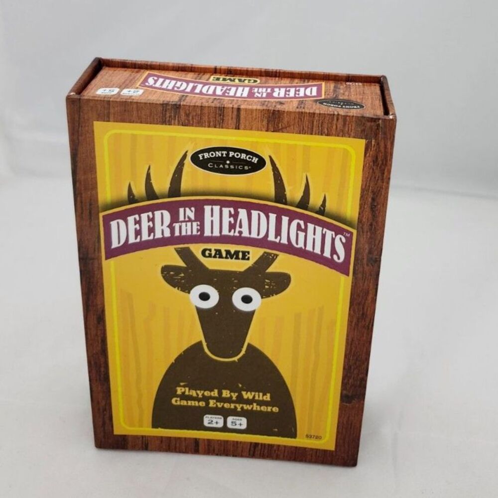 Deer in the Headlights Card & Dice Game by Front Porch Classics – Complete